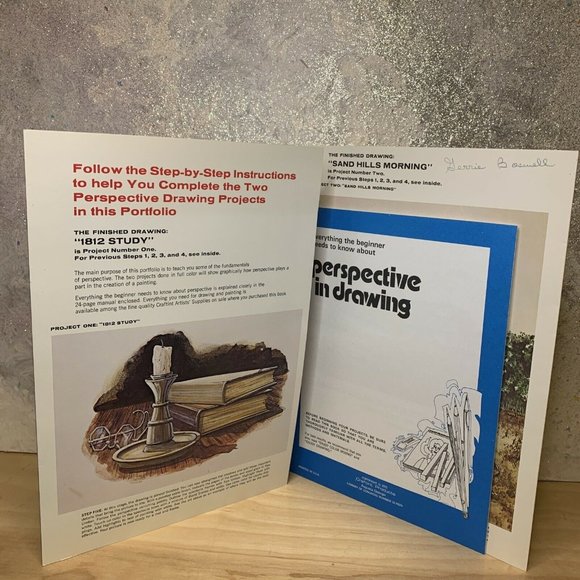 Vintage Craftint Enjoy Perspective in Drawing A New Concept in Art Instruction - Picture 7 of 12